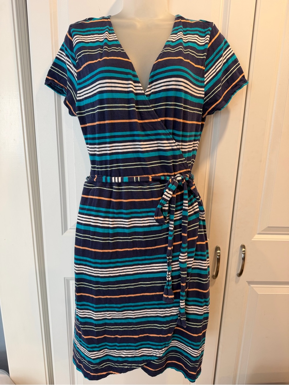 Pact Organic Cotton Tulip Wrap Dress